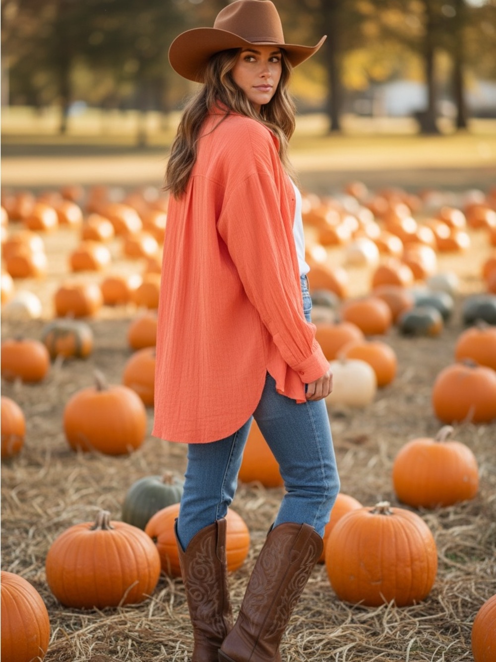 House of Harlow orange shirts